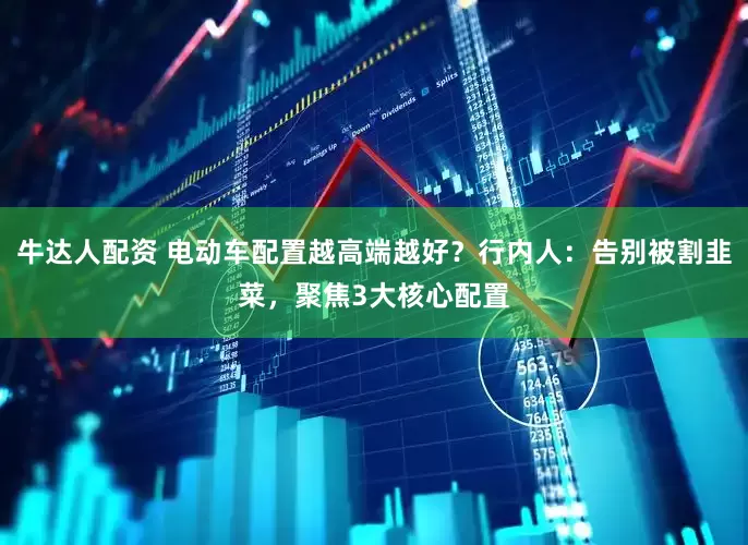 牛达人配资 电动车配置越高端越好？行内人：告别被割韭菜，聚焦3大核心配置