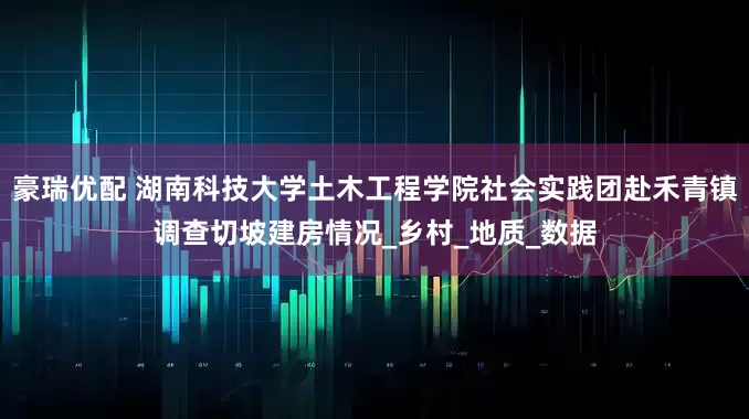 豪瑞优配 湖南科技大学土木工程学院社会实践团赴禾青镇调查切坡建房情况_乡村_地质_数据