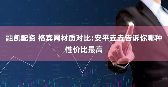 融凯配资 格宾网材质对比:安平垚垚告诉你哪种性价比最高